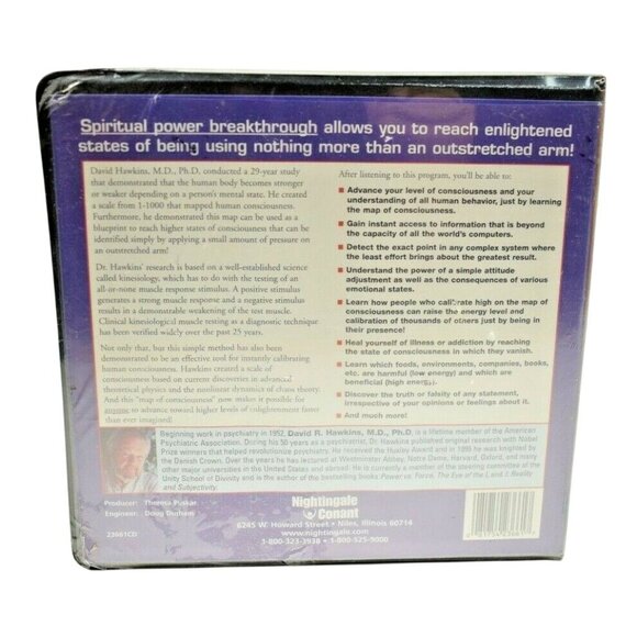 The Highest Level Of Enlightenment 7CD Set By Dr. David Hawkins Nightingale-Cona - Picture 2 of 3